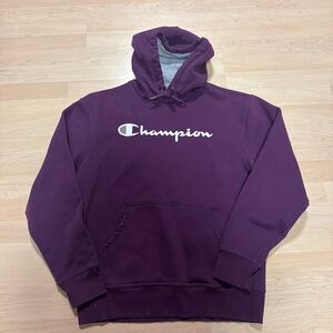 Champion Men's Purple Hoodie